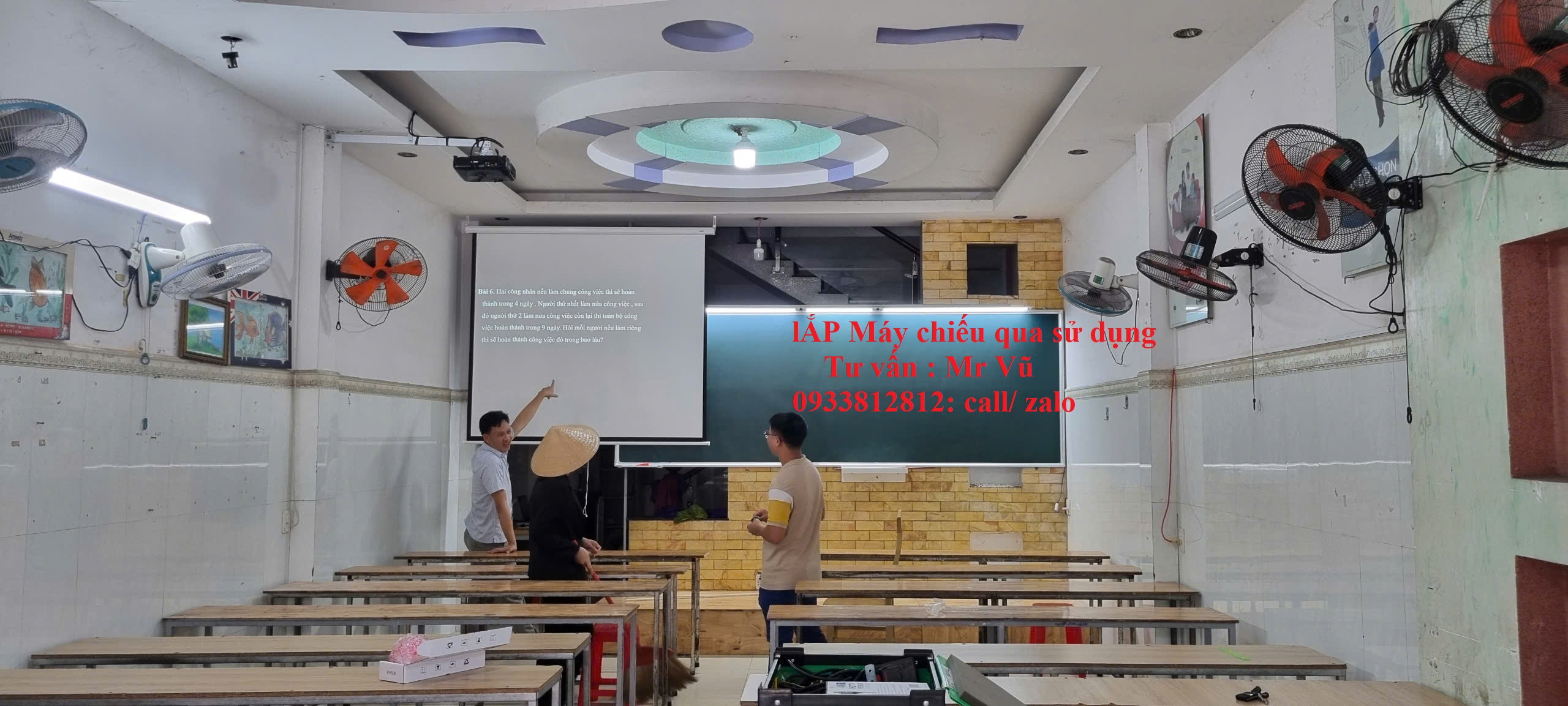 Lắp Đặt Bộ Máy Chiếu Cũ